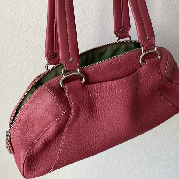 Cole Haan Pink Leather Shoulder Bag - Picture 3 of 13